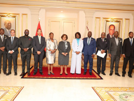 Presidente da Assembleia Nacional recebe presidentes da Conferência das Jurisdições Constitucionais da CPLP - Site AN