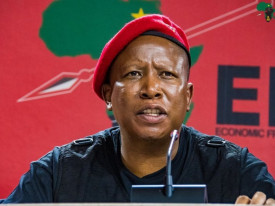Julius Malema proibido de entrar no Reino Unido por apoiar ao Hamas - DR