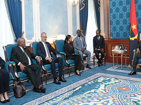 Presidente da República recebeu ministros africanos do sector dos Recursos Minerais - Edições Novembro