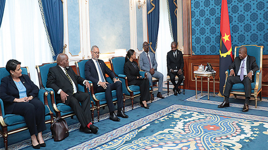 Presidente da República recebeu ministros africanos do sector dos Recursos Minerais