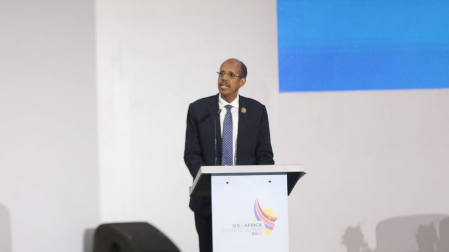 Presidente da Comiss&atilde;o da Uni&atilde;o Africana, Mahmoud Ali Youssouf