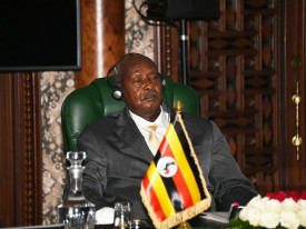 Presidente Museveni quebra fala sobre a guerra entre Israel e Irão - DR