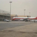Área do aeroporto 4 de Fevereiro em Luanda 