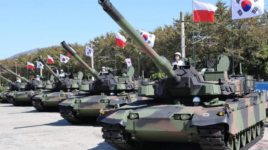 Coreia do Sul conclui negociações para venda de tanques de guerra à Polónia 
