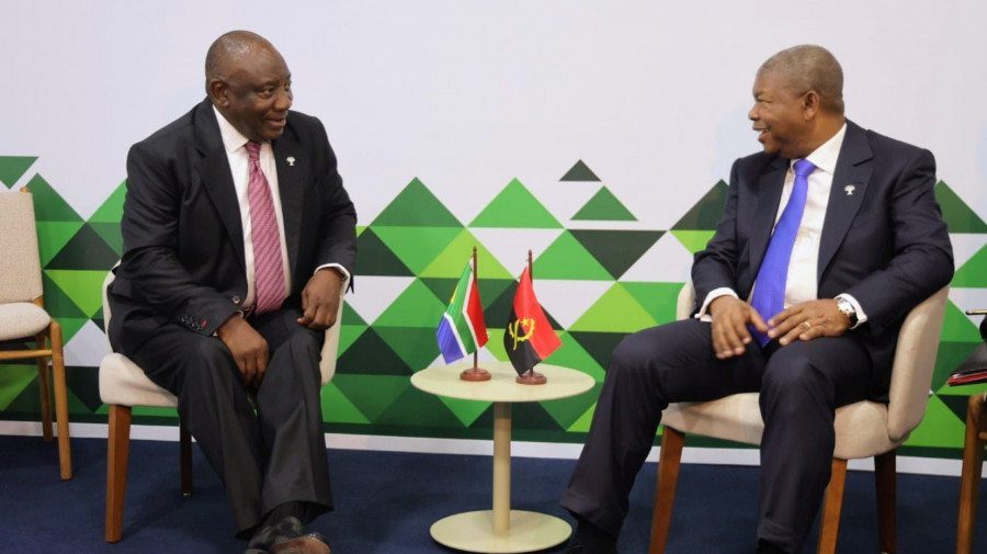 Presidente da Rep&uacute;blica, Jo&atilde;o Louren&ccedil;o, re&uacute;ne-se com hom&oacute;logo da &Aacute;frica do Sul, Cyril Ramaphosa