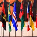 Bandeiras dos pa&iacute;ses membros da CPLP