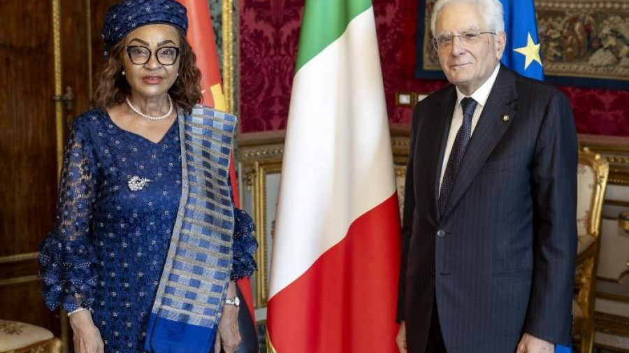 Embaixadora Josefa Sacko com PR Italiano