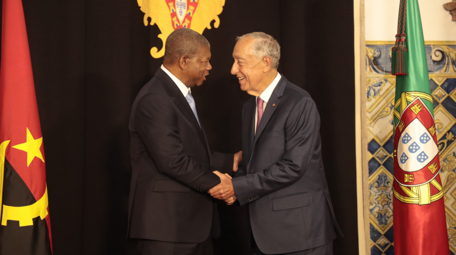 Presidente João Lourenço e seu homólogo português, Marcelo Rebelo de Sousa