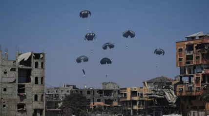 ONU critica lançamento aéreo de ajuda em Gaza - DR