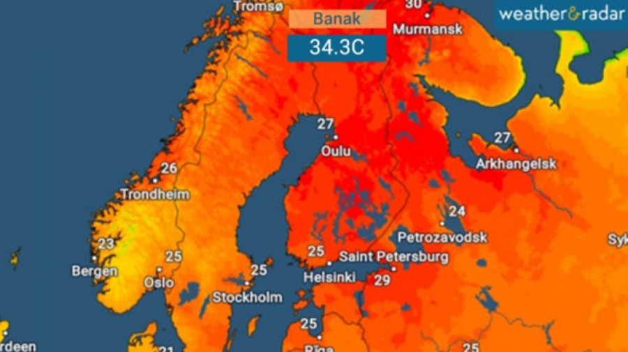 Países nórdicos atingidos por onda de calor "sem precedentes"