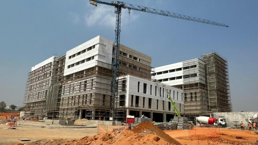 Construção do Hospital do Queimados no Kilamba