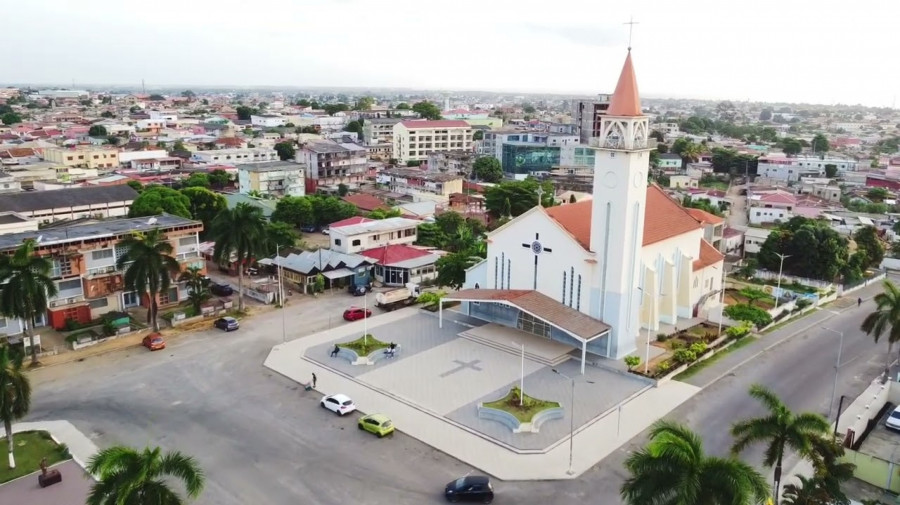 Vista parcial da cidade de Cabinda