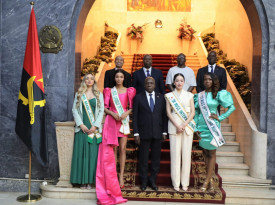 Ministro das Relações Exteriores, Téte António, recebeu delegação da Organização Miss Internacional, chefiada por Thin Thanh Thuy Huynh, Miss Internacional 2024 - MIREX
