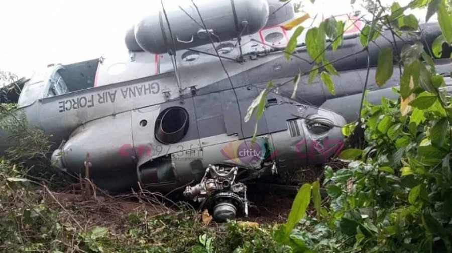 Dois ministros do Ghana morrem em acidente de helicóptero