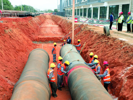 Obras dos projectos Bita e Quilonga Grande para aumentar a capacidade de abastecimento de água - Edições Novembro