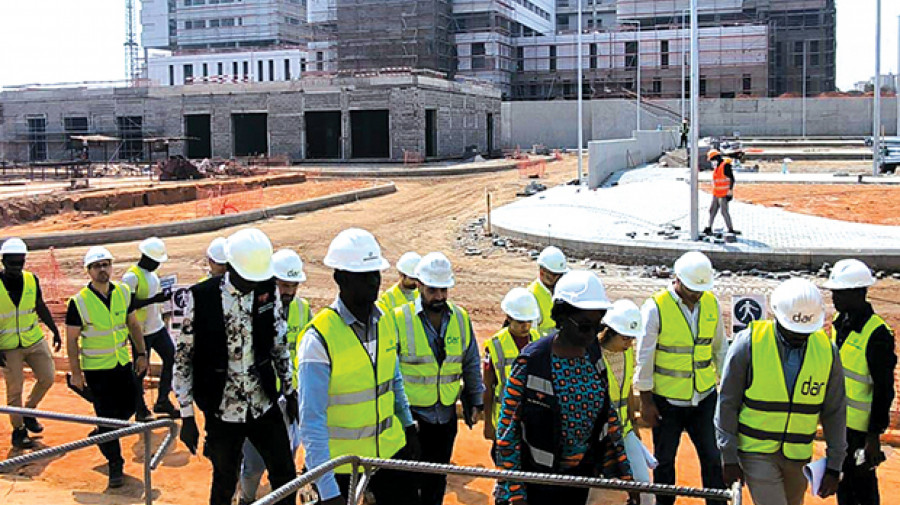 Visita ás obras do Hospital dos Queimados