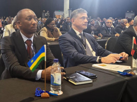 Ministro da Energia e Águas, João Baptista Borges, na cimeira de investimento em água da União Africana - MINEA