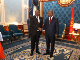 Presidente da República recebeu enviado especial do seu homólogo da RDC - Edições Novembro