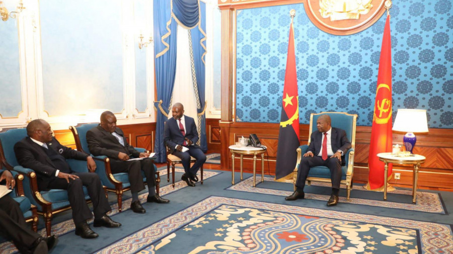 Presidente João Lourenço recebeu Presidente do Parlamento Pan-Africano