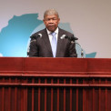 Presidente João Lourenço discursou, em Yokohama (Japão), na abertura da sessão de diálogo empresarial público-privado, à margem da TICAD9