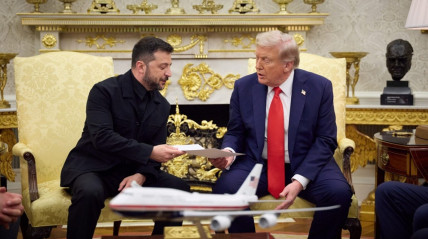 Zelensky pede a Trump para que Hungria permita adesão à União Europeia - DR