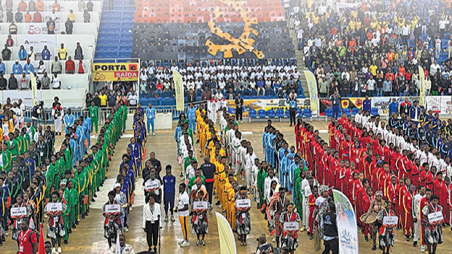 Cerimónia de abertura da 13ª edição dos jogos escolares nacionais
