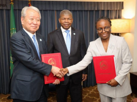 Presidente João Lourenço assiste, no Japão, assinatura de acordo financeiro entre Angola e a Agência Japonesa de Cooperação - CIPRA
