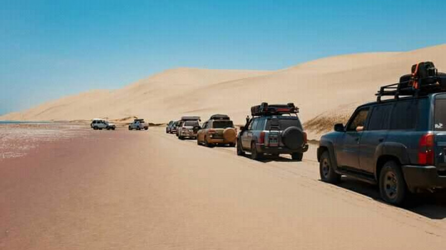 Turistas em Angola
