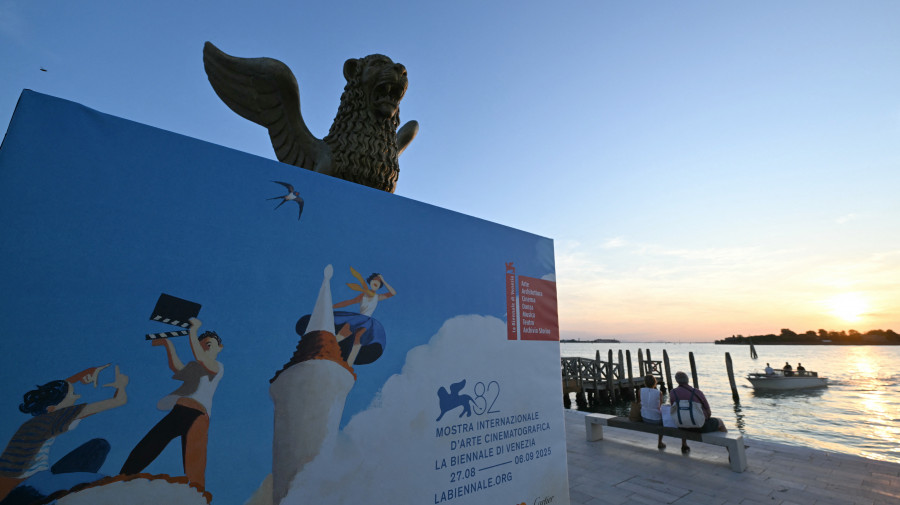 Poster oficial da 82ª edição do Festival Venice Film, em Veneza (Itália)