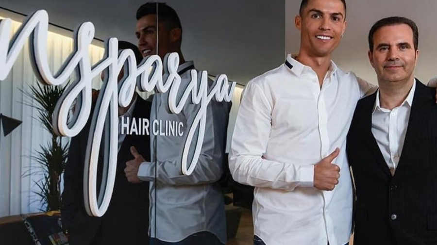 Cristiano Ronaldo vai inaugurar cl&iacute;nica de sa&uacute;de capilar em Roma