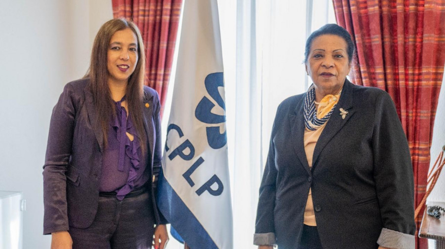 SG da CPLP, F&aacute;tima Jardim (&agrave; dir.)