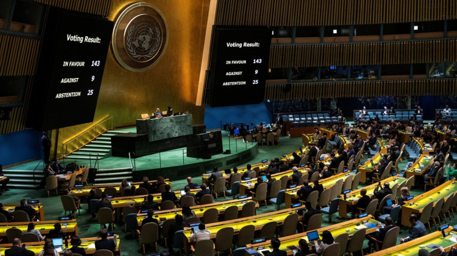 Assembleia-geral da ONU apoia por larga maioria Estado Palestiniano sem Hamas