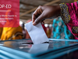Eleitores do Malawi foram as urnas para eleger Presidente da República  - DR