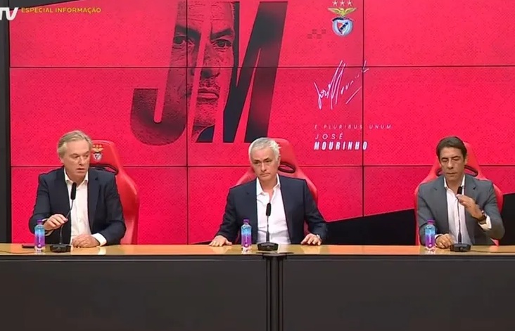José Mourinho apresentado como novo treinador do Benfica