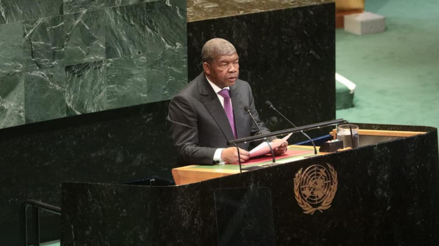 Presidente da República e da União Africana, João Lourenço, discursa na Conferência Internacional de Alto Nível para Solução Pacífica da questão da Palestina