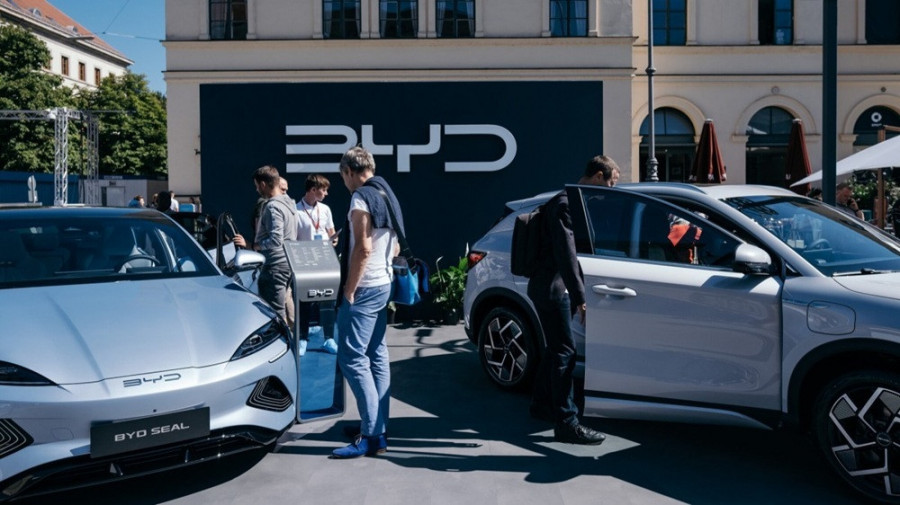 BYD chinesa tornou-se a marca de ve&iacute;culos el&eacute;tricos mais vendida na Europa

