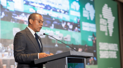 Ministro de Estado para Coordenação Económica, José de Lima Massano, discursa no painel