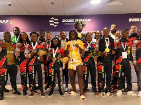 Selec&ccedil;&atilde;o Nacional de MMA que participa no mundial da Ge&oacute;rgia - Cedida