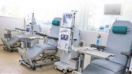Equipamento de um centro de hemodiálise - DR