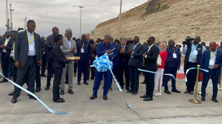 Presidente da República, João Lourenço, inaugura terminal do Porto do Namibe