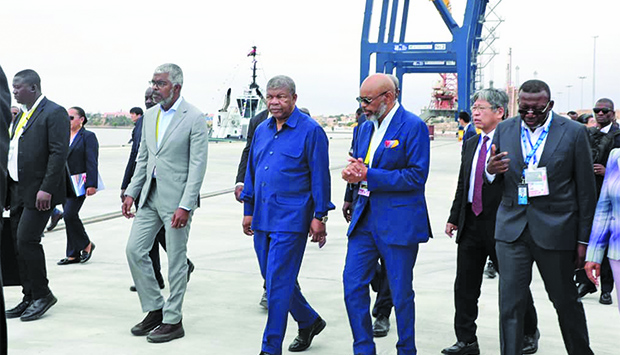 Presidente da Rep&uacute;blica, Jo&atilde;o Louren&ccedil;o, em visita ao Namibe