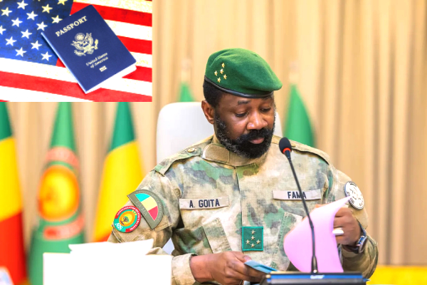 Governo do Mali impõe taxas de visto aos EUA