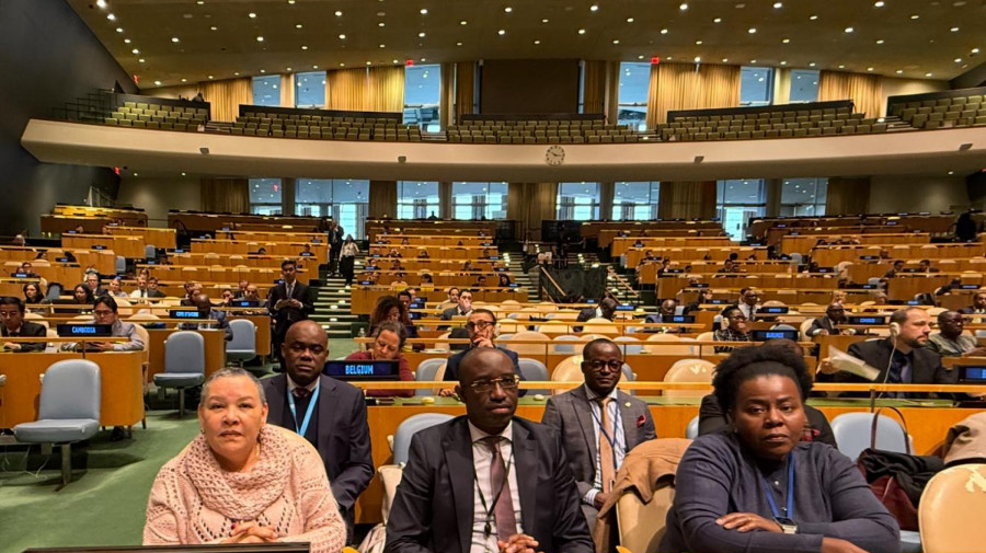 Delegação angolana que participou na reunião de eleição de Angola