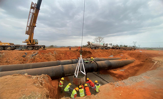 Obras no Quilonga Grande