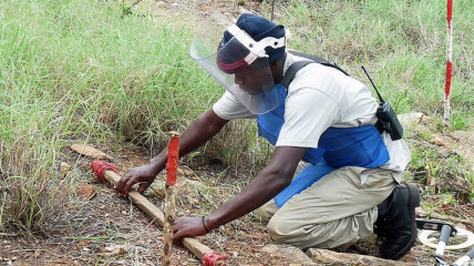 Desminagem em Angola - DR