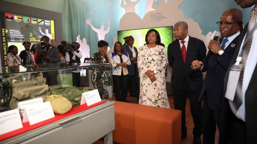 Presidente da República, João Lourenço, inaugura exposição interactiva no Museu de História Militar, em Luanda