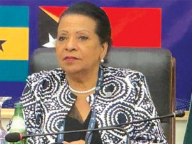 Secretária executiva da CPLP, Fátima Jardim  - DR