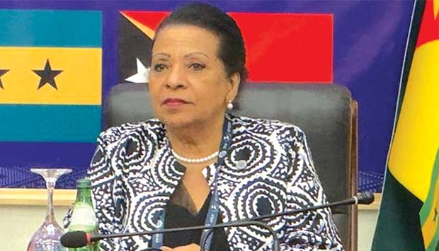 Secretária executiva da CPLP, Fátima Jardim