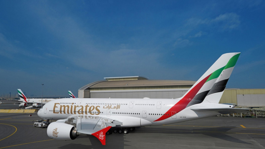 Avião da Emirates