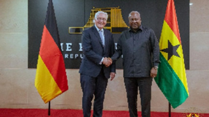 Presidente alemão visita Ghana - DR